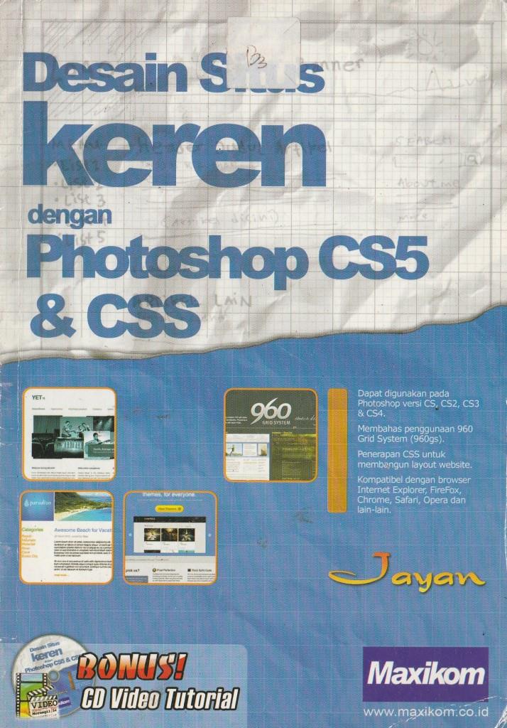Desain Situs Keren dengan Photoshop CS5 & CSS