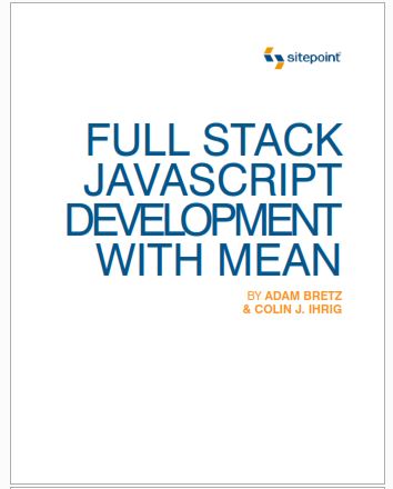 Full Stack JavaScript Development with MEAN